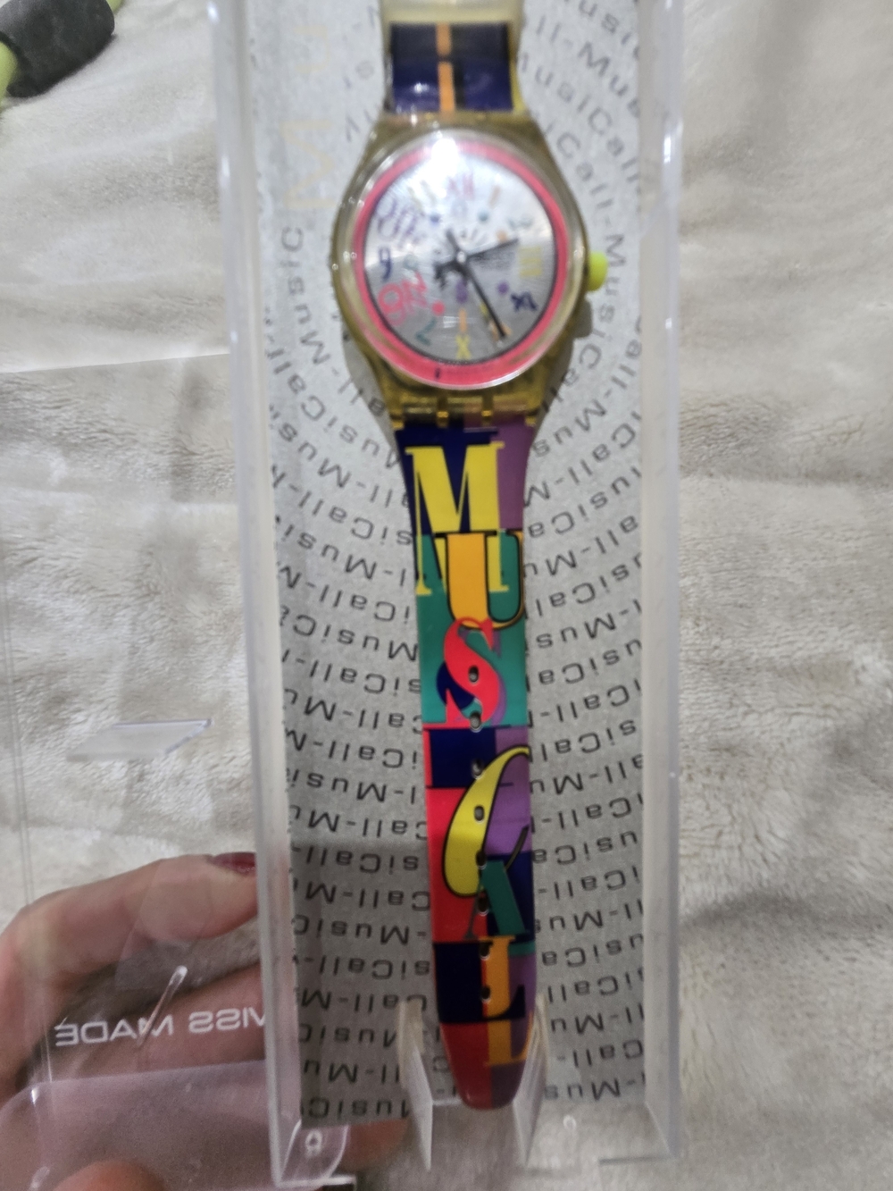 Colorful Graphic Pattern Swatch Watch - Multicolor - Picture 4 of 4